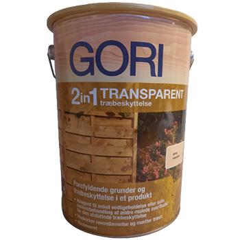 Gori 2 in 1 transparent træbeskyttelse